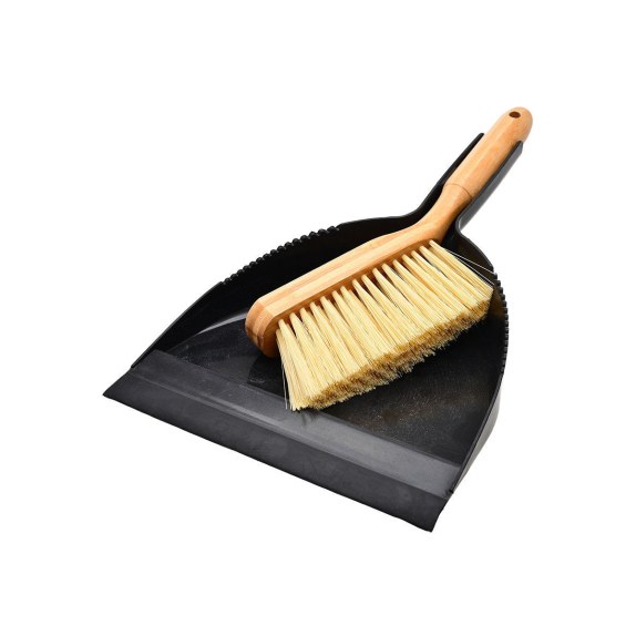 Estia Σκούπα Με Φαράσι Χειρός Bamboo Essentials Μαύρο
