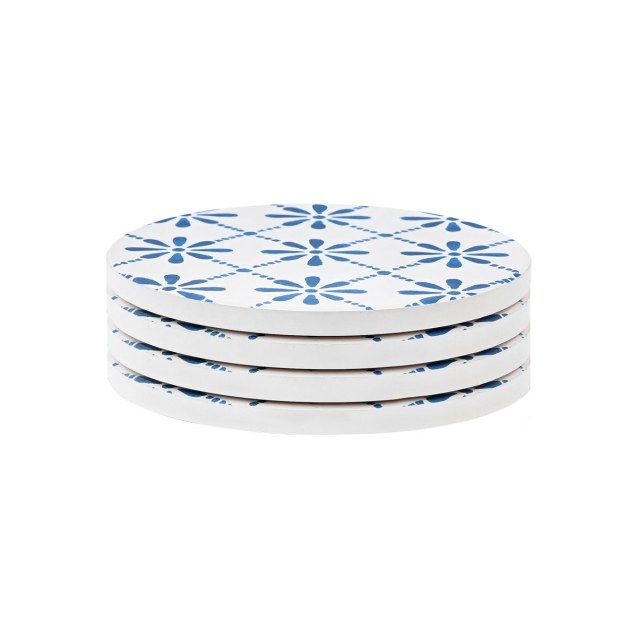 Estia Σουβερ Aegean Tile Κεραμικό Φ10.3Cm Σετ 4...