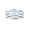 Estia Σουβερ Aegean Tile Κεραμικό Φ10.3Cm Σετ 4 Τεμ