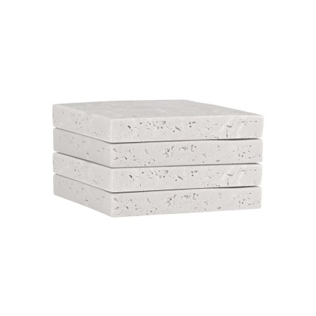 Estia Σουβερ Με Όψη Travertine 10X10Cm Σετ 4Τεμ.