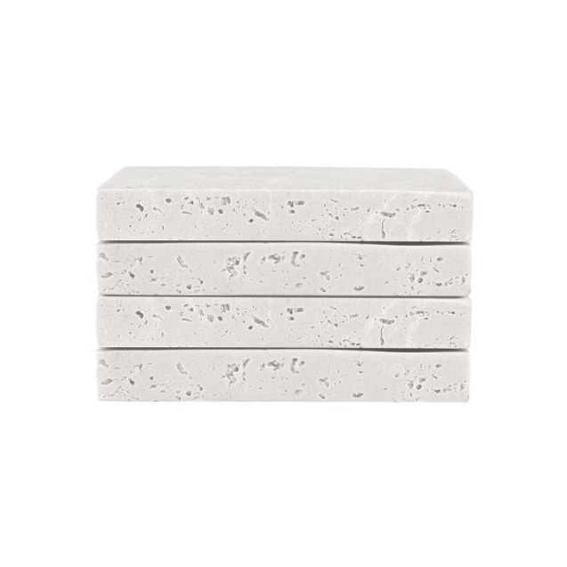 Estia Σουβερ Με Όψη Travertine 10X10Cm Σετ 4Τεμ.