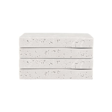 Estia Σουβερ Με Όψη Travertine 10X10Cm Σετ 4Τεμ.