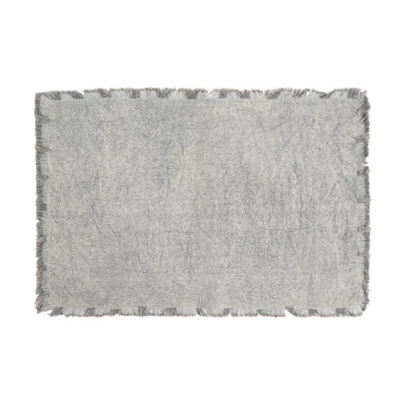 Estia Σουπλά Loom 33X50Cm Με Κροσσια Γκρι