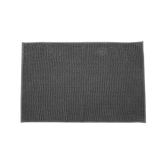Estia Ταπέτο Μπάνιου Beads 80X50Cm Πολυεστέρα Ανθρακι