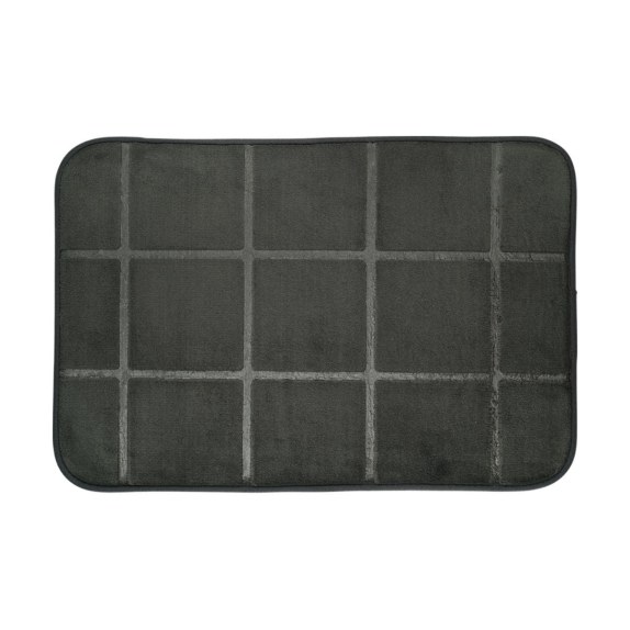 Estia Ταπέτο Μπάνιου Tiles 40X60Cm Μαύρο