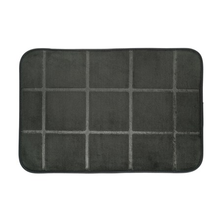 Estia Ταπέτο Μπάνιου Tiles 40X60Cm Μαύρο