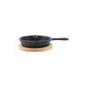 Estia Τηγάνι Σερβιρίσματος Iron Mantemenio 10Cm Με Βάση Bamboo