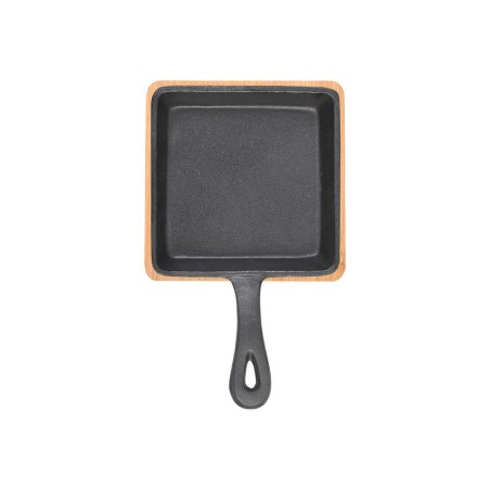Estia Τηγάνι Σερβιρίσματος Iron Mantemenio 14Cm Με Βάση Bamboo