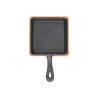 Estia Τηγάνι Σερβιρίσματος Iron Mantemenio 14Cm Με Βάση Bamboo