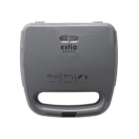 Estia Τοστιέρα Aroma Grey 2 Θέσεων 750W Γκρι