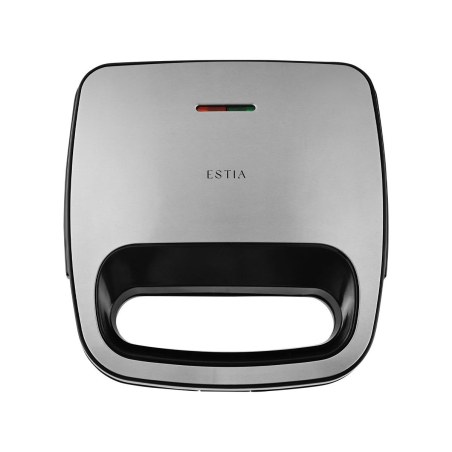 Estia Τοστιέρα Black & Inox 2 Θέσεων 750W