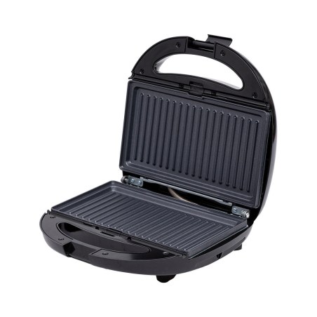 Estia Τοστιέρα Black & Inox 2 Θέσεων 850W Με Αποσπώμενες Αντικολλητικες Πλάκες