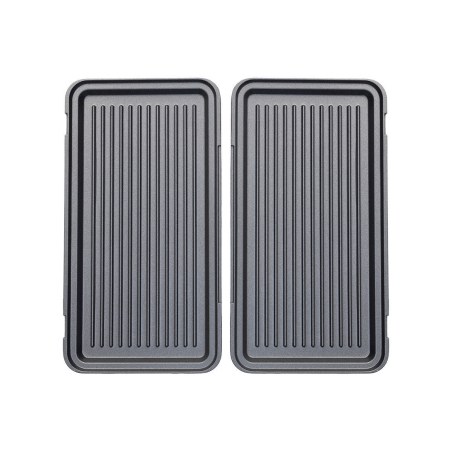 Estia Τοστιέρα Black & Inox 2 Θέσεων 850W Με Αποσπώμενες Αντικολλητικες Πλάκες