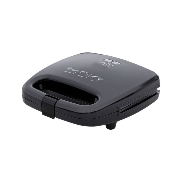Estia Τοστιέρα Black Plus 2 Θέσεων 750W Μαύρη