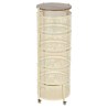 Estia Τρόλεϊ Αποθήκευσης Allure Μεταλλικό Με 5 Συρτάρια Ivory