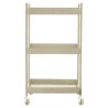 Estia Organization Trolley Allure 4-Tier Ivory