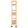 Estia Τρόλεϊ Οργάνωσης Bamboo Essentials 3 Επιπέδων 36X15X74Cm
