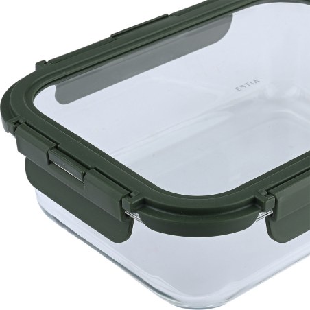 Estia Φαγητοδοχείο Click&Seal 1060Ml 19.8X14.8X5.9Cm Olive