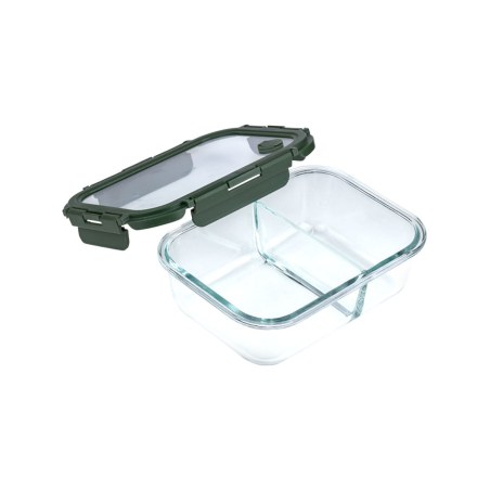 Estia Φαγητοδοχείο Click&Seal 2 Θέσεων Με Αεραγωγό 1030Ml Olive