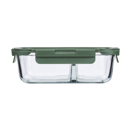 Estia Φαγητοδοχείο Click&Seal 2 Θέσεων Με Αεραγωγό 1460Ml Olive