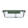 Estia Φαγητοδοχείο Click&Seal 2 Θέσεων Με Αεραγωγό 1460Ml Olive