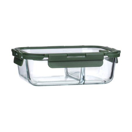 Estia Φαγητοδοχείο Click&Seal 2 Θέσεων Με Αεραγωγό 1460Ml Olive