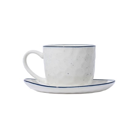 Estia Φλυτζάνι Τσαγιού Pebbles Πορσελάνη 220Ml Με Πιατακι