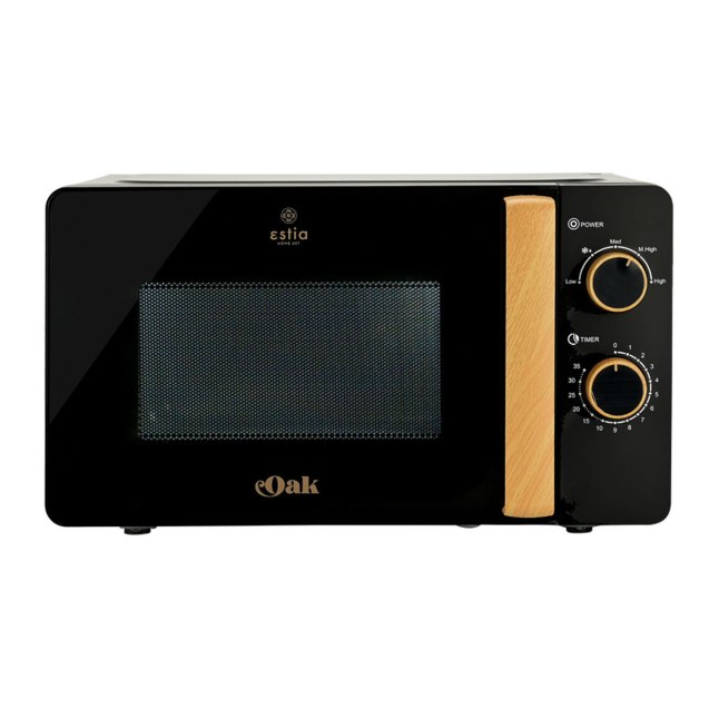 Estia Φούρνος Μικροκυμάτων Oak 700W 20Lt Μαύρο