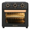 Estia Φριτέζα Αέρος Oak 1400W 12Lt Με 4 Λειτουργείες Ψησίματος Μαύρο