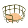Estia Φρουτιέρα Bamboo Essentials Μεταλλική 24X24X12.7Cm Λαδι