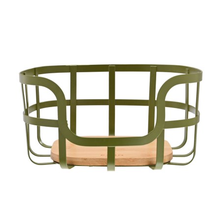 Estia Φρουτιέρα Bamboo Essentials Μεταλλική 24X24X12.7Cm Λαδι