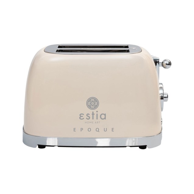 Estia Φρυγανιέρα Ρετρό Epoque 2 Θέσεων 815W Κρεμ