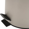 Χαρτοδοχειο Μπάνιου Classic Soft Close 5Lt Ματ Taupe