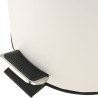 Χαρτοδοχειο Μπάνιου Classic Soft Close 5Lt Ματ Λευκό