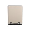 Estia Χαρτοδοχειο Μπάνιου Cubic Soft Close 6Lt Taupe