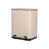 Estia Χαρτοδοχειο Μπάνιου Cubic Soft Close 6Lt Taupe
