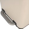 Estia Χαρτοδοχειο Μπάνιου Cubic Soft Close 6Lt Taupe
