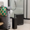 Estia Χαρτοδοχειο Μπάνιου Cubic Soft Close 6Lt Μαύρο