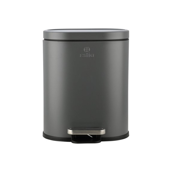 Estia Χαρτοδοχειο Μπάνιου Ovoid Soft Close 6Lt Γκρι