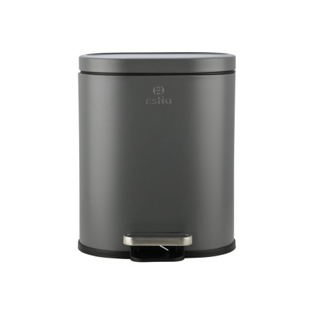 Estia Χαρτοδοχειο Μπάνιου Ovoid Soft Close 6Lt Γκρι