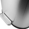 Estia Χαρτοδοχειο Μπάνιου Ovoid Soft Close 6Lt Ινοξ