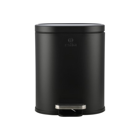 Estia Χαρτοδοχειο Μπάνιου Ovoid Soft Close 6Lt Μαύρο