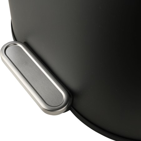 Estia Χαρτοδοχειο Μπάνιου Ovoid Soft Close 6Lt Μαύρο