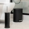 Estia Χαρτοδοχειο Μπάνιου Ovoid Soft Close 6Lt Μαύρο