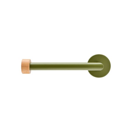 Estia Χαρτοθήκη Επιτοίχια Olive Series Μεταλλική/Bamboo Λαδι