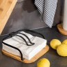 Estia Χαρτοπετσετοθηκη Bamboo Essentials Τετράγωνη Μεταλλική