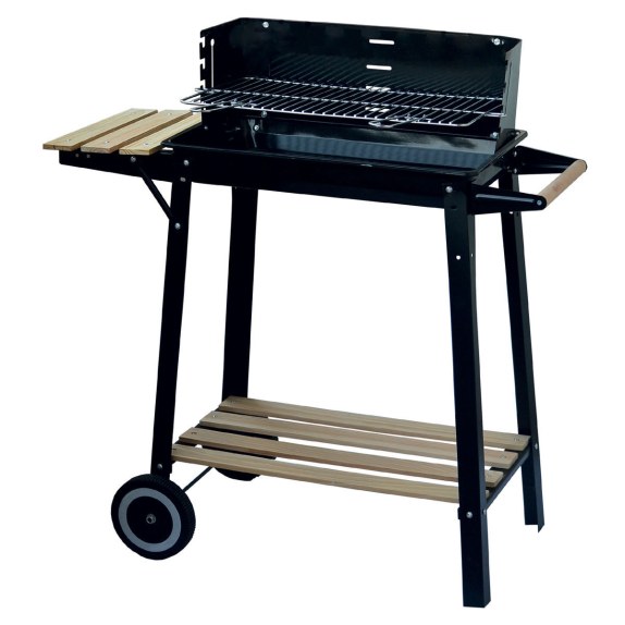 Ψησταριά Bbq Twin Με Ρόδες Μεταφοράς