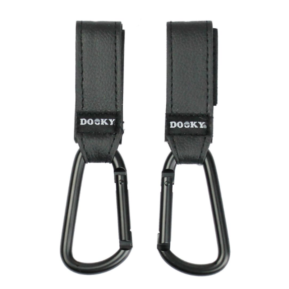 Σετ 2 μικροί γάντζοι καροτσιού Dooky Black DK-5027001