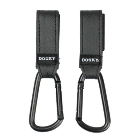 Σετ 2 μικροί γάντζοι καροτσιού Dooky Black DK-5027001
