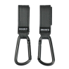 Σετ 2 μικροί γάντζοι καροτσιού Dooky Black DK-5027001